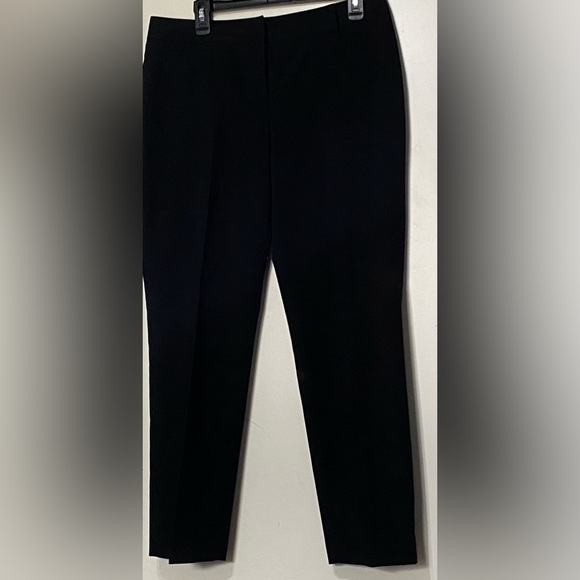6/$20 VERA Vera Wang Black High-Rise Slim Straight Pants EUC 12P - Picture 2 of 13